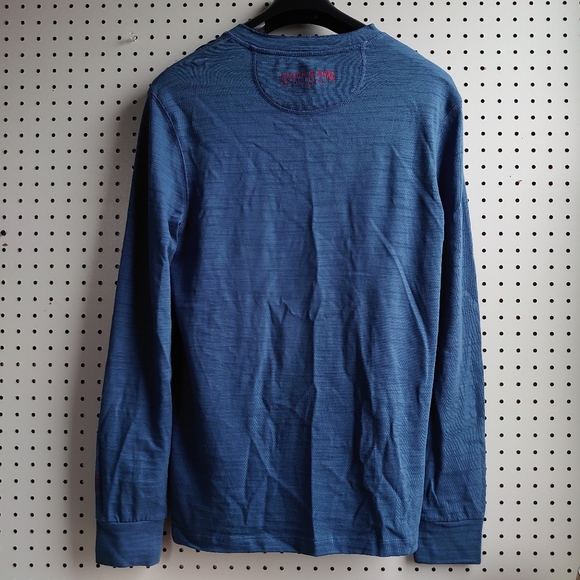 Scotch & Soda Long Sleeve Jersey Grandad Henley T-Shirt RETAIL $79 - Picture 7 of 16
